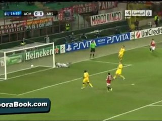 هدف الميلان الأول فى آرسنال بتعليق رؤوف خليف