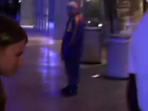 Jonah Hill at Staples Center before Lakers Game