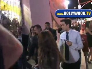 Emily Blunt Leaves The 2008 AFI Fest Closing Night Gala.