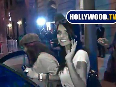 Audrina Patridge and Friends Leave Shaun White Event.
