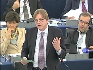 Guy Verhofstadt on Economic crisis, growth and employment