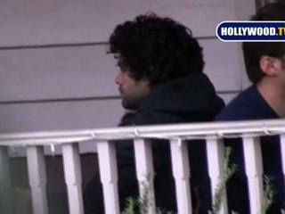 Entourage star, Adrian Grenier gets brunch at Le Pain