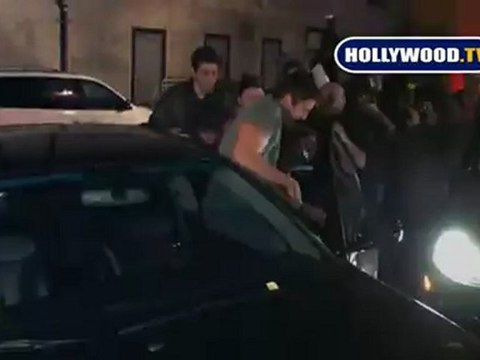 Gerard Butler Leaves Bar Delux in Hollywood.