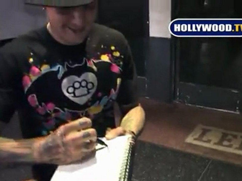 Good Charlotte's  Benji Madden "Happy Holidays"