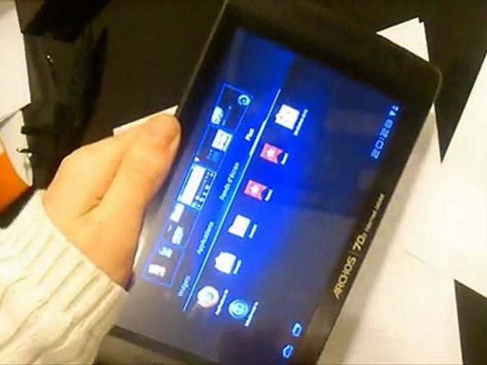 Test Archos 70bIT: présentation de Honneycomb