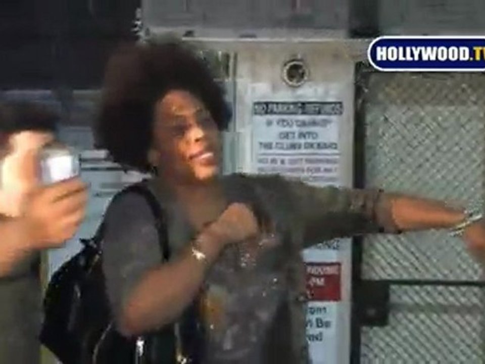Macy Gray Tipsy Leaving Bardot