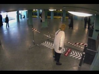 Sliding in the subway: hidden swedish camera