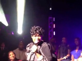 Fantasia Cries at Concert When Talking about Whitney Houston