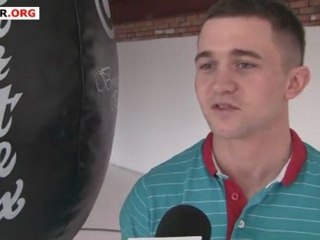 Michał Żeromiński przed debiutem na zawodowym ringu