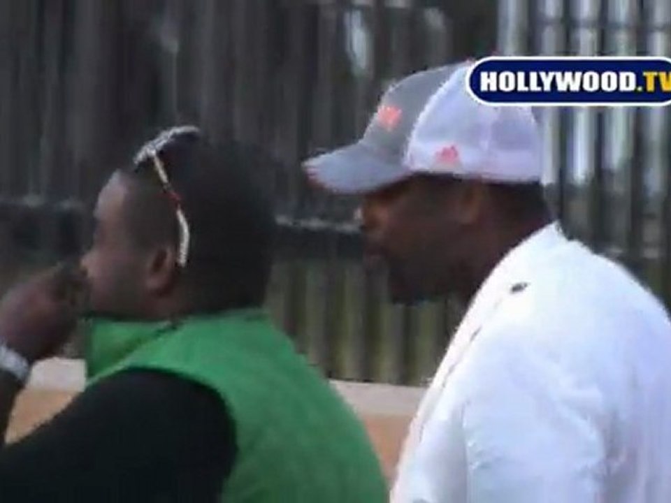 Chris Tucker Arrives At The Kids Choice Awards On Saturday