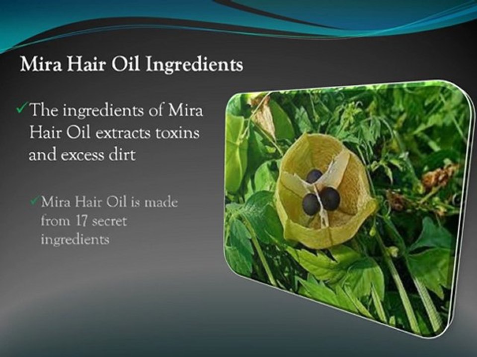 Mira Hair Oil Reviews Video Dailymotion