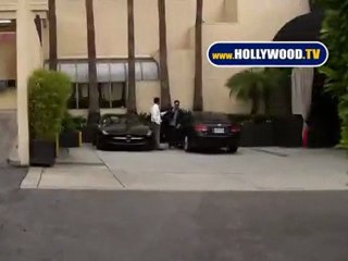 David Arquette Arrives at the Roosevelt