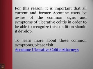Accutane Ulcerative Collitis Attorneys