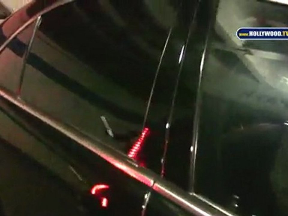 Kanye West Exits Staples Center After Lakers Game