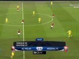 AC Milan VS Arsenal 4-0 2nd Half Highlights 15.02.2012 | Champions League