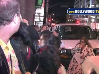 Ashley Argota Greets Fans at Hollywood Xmas Parade