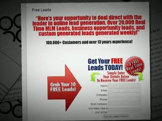 Explode your business with Multi-level marketing leads