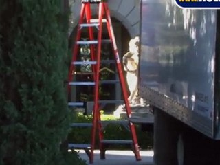 Wedding Setup Commences at Lionel Richie's Estate For Nicole