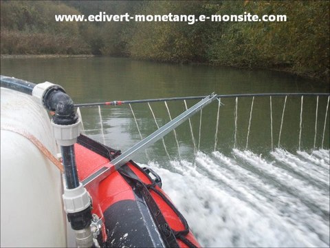 Entretien d'etangs, désenvasement, epandage d'un produit 100% naturel, curage, faucardage