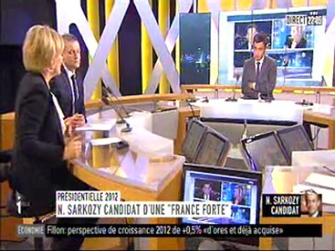 I Télé suite à l'annonce de candidature de Nicolas Sarkozy