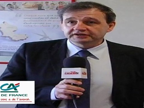 Le28.tv - CREDIT AGRICOLE EURE ET LOIR - ITW, JOSE SANTUCCI