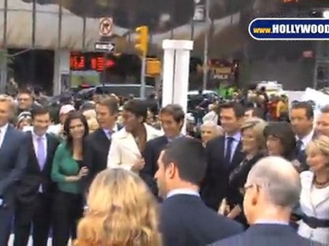 Diane Sawyer, Barbara Walters and Katie Couric celebrate Yahoo and ABC alliance