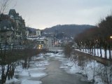 La Bourboule: La Dordogne sous les glaces