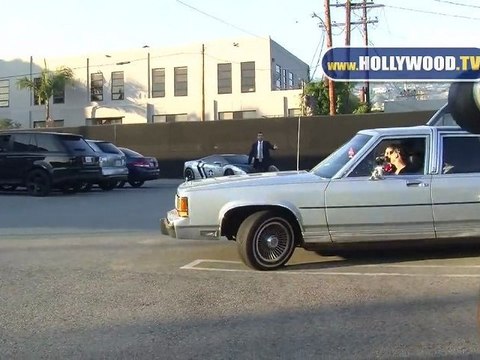 Chris Brown storms out Maxfield in Beverly Hills