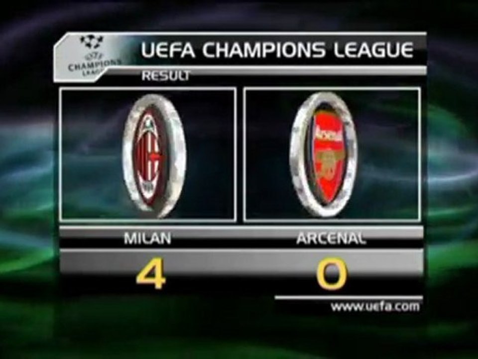 Mailand demontiert Arsenal