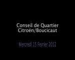 Conseil de Quartier  Citroën/Boucicaut du  15/02/12