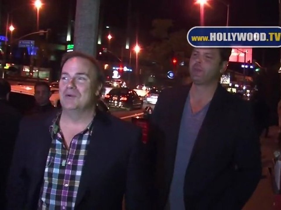 Kevin P. Farley chats with the paparazzi at BOA Steakhouse