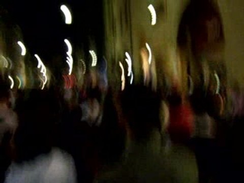 Buskers festival at night