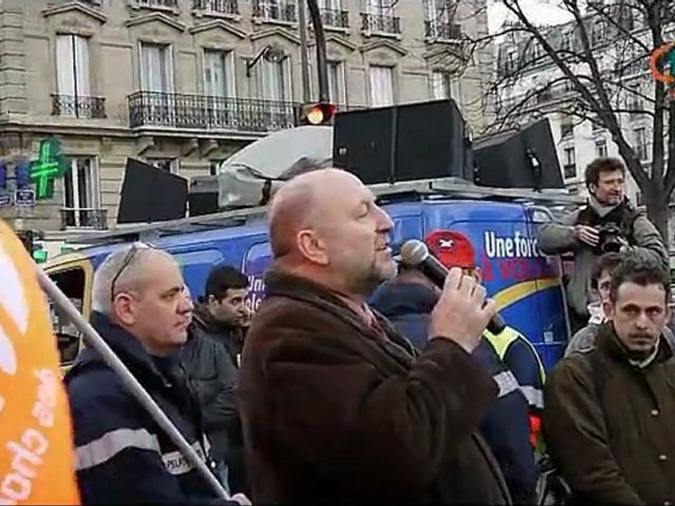 Manifestation sapeurs-pompiers du 15/02/2012 à Paris
