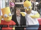 Simpsons creator Matt Groening gets... - no comment