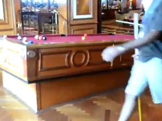 Self-Leveling Pool Table On Cruise Ship