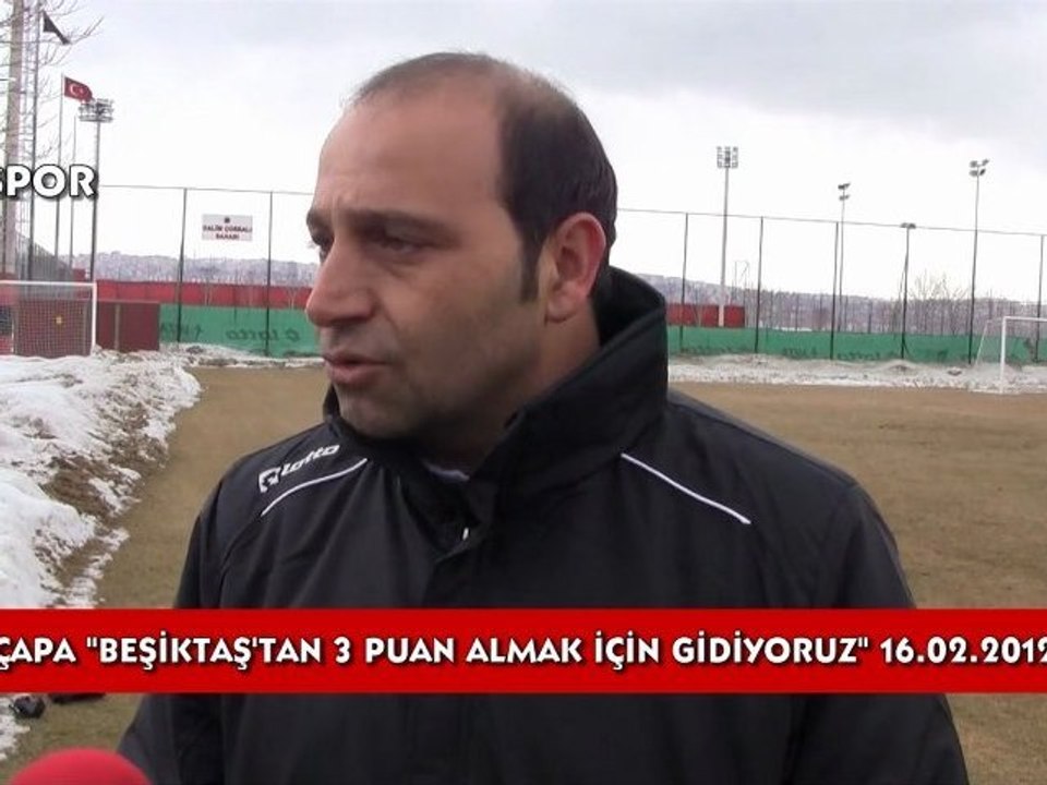 Fuat Çapa Beşiktaş'tan 3 puan almak istiyor...