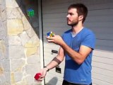 Juggling And Solving Rubik's Cubes