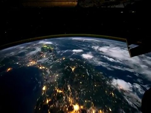 Time Lapse Of The ISS Flying Over Earth