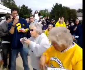 Grandma's Shotgunning Beers