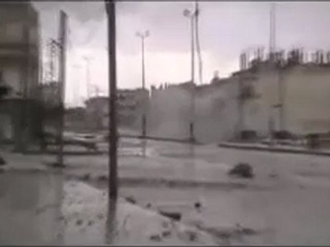 فري برس حمص باباعمرو قصف الحي لليوم الثالث عشر 16 2 2012