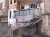 فري برس   حمص باباعمرو آثار القصف على الحي 16 2 2012