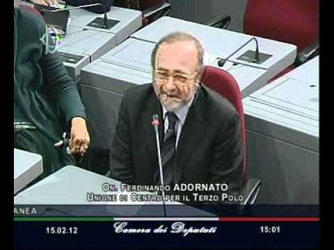 Roma - Audizione Giulio Terzi di Sant'Agata (15.02.12)