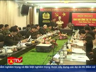 Bộ Công an tổ chức giao ban công tác tư tưởng