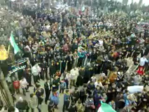 فري برس اللطامنة حماة مظاهرة صباحية 16 2 2012