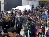 فري برس   إدلب معرة مصرين مظاهرة طلابية على مجازر ادلب 16 2 2012