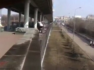 Enormous Parkour Double Back-Flip