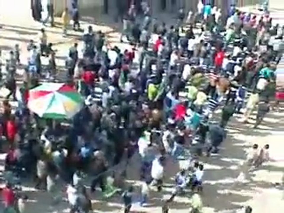 فري برس   مظاهرت سري كانية راس العين  الاربعاء 15 2 2012