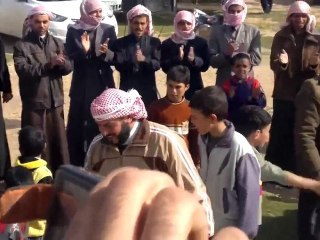 فري برس   مظاهرة عرب الدولة لاول مرة في ريف ادلب 15 2 2012