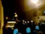 فري برس   مظاهرة حاشدة في حي الميدان نصرة لحمص يوم الأربعاء 15 2 2012