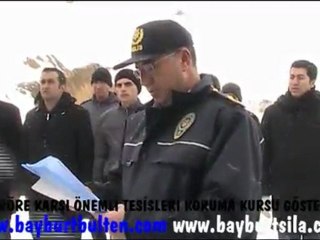 Teröre Karşı Önemli Tesisleri Koruma Kursu Gösterisi